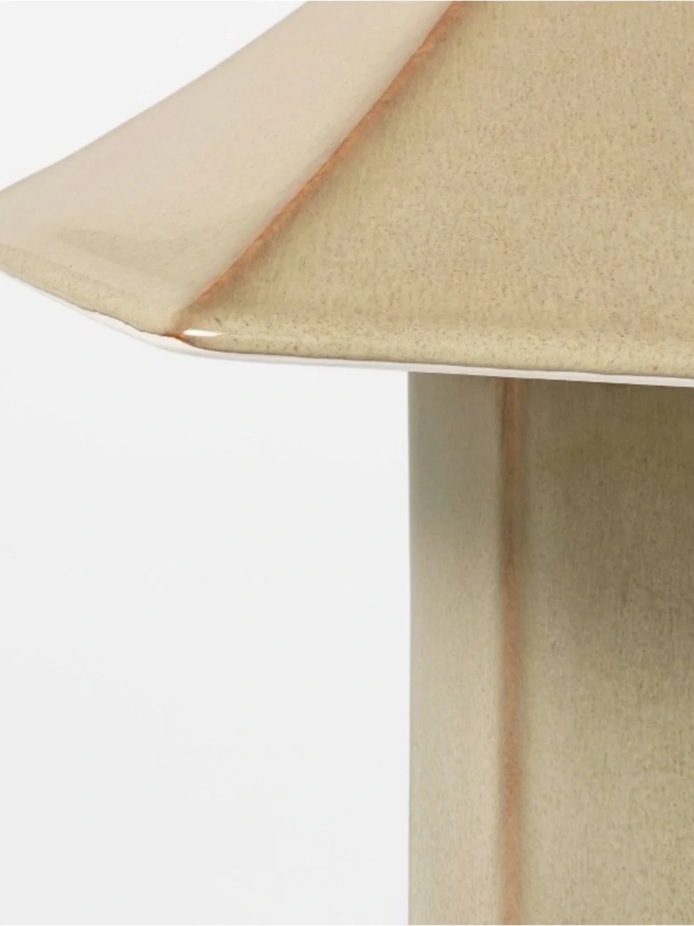 Viral NWT Double Ceramic Table Lamp Tan — Threshold designed with Studio McGee